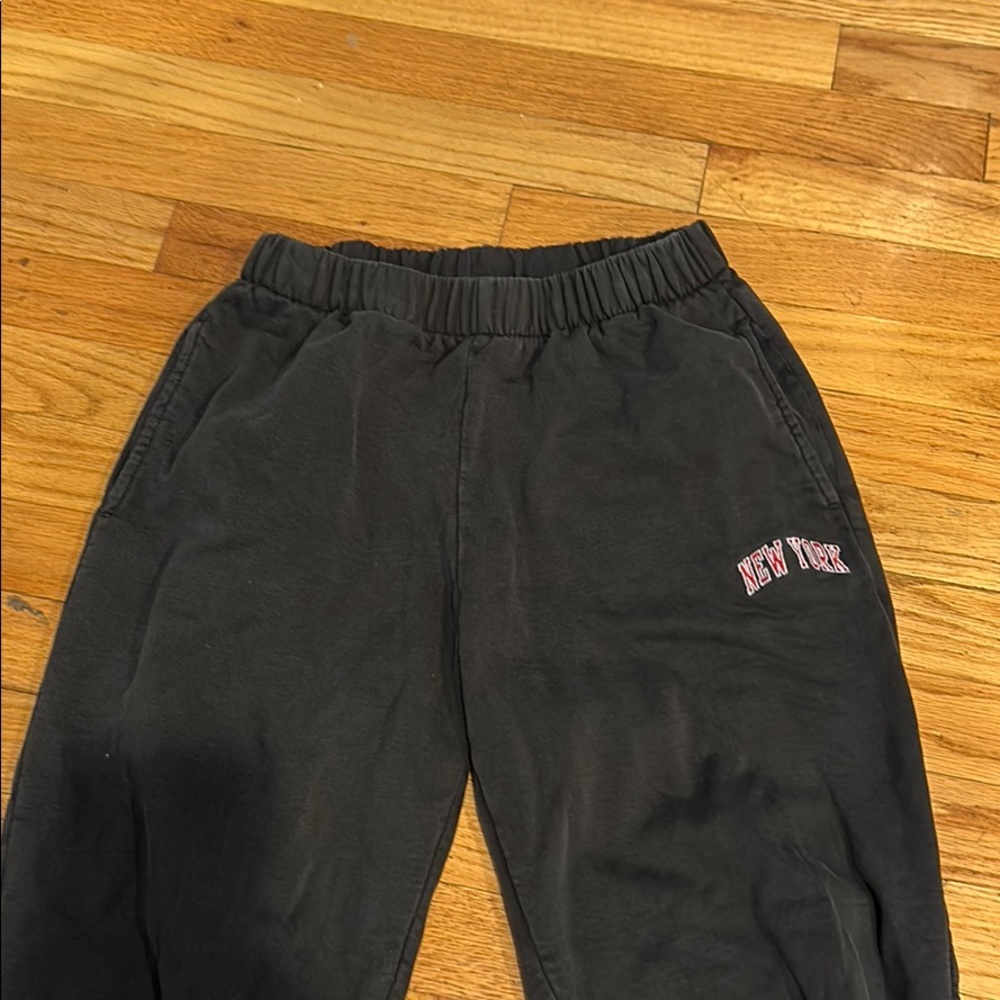 Brandy Melville black New York joggers